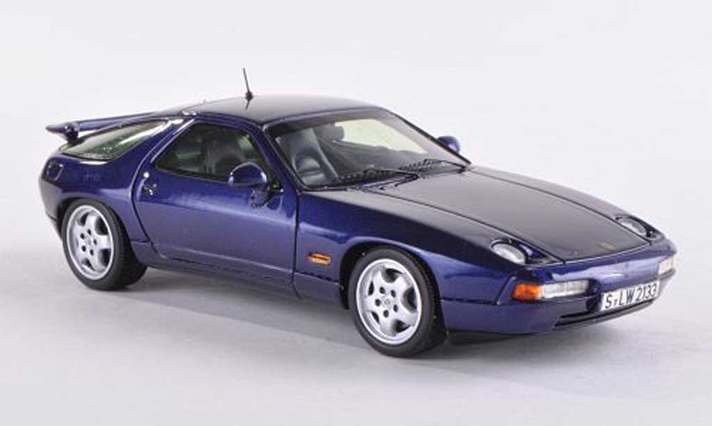 Porsche 928 1992 1/43 Spark 1992 GTS black-blue diecast model cars