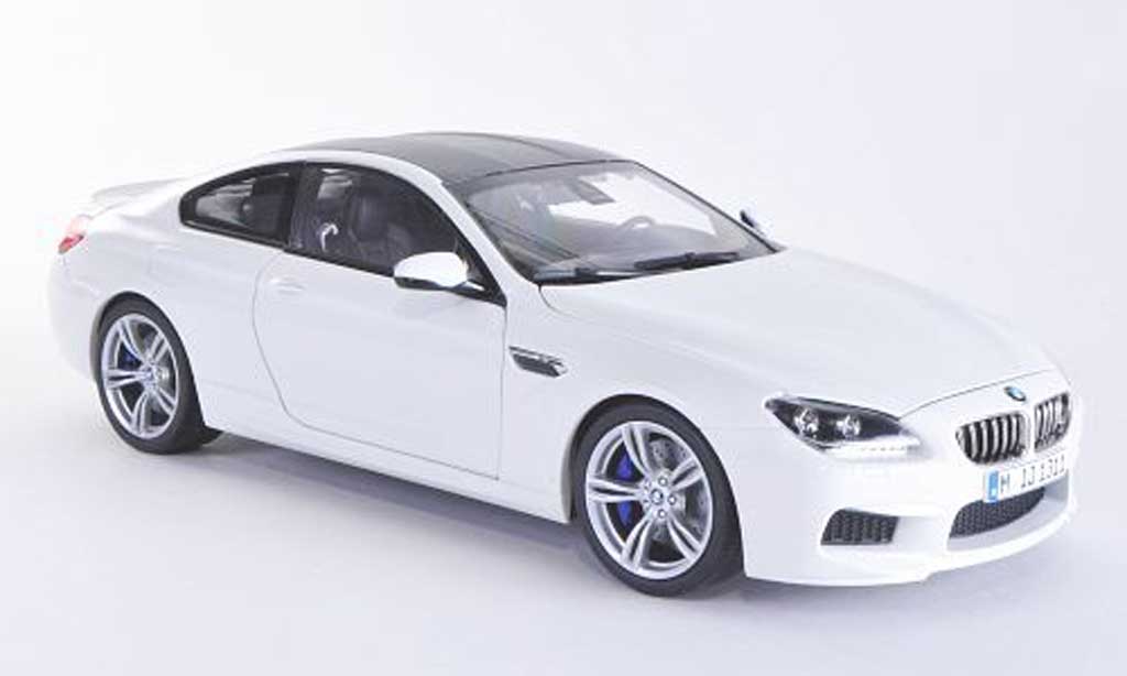 Bmw M6 F13 1/18 Paragon F13 white/carbon 2012 diecast model cars