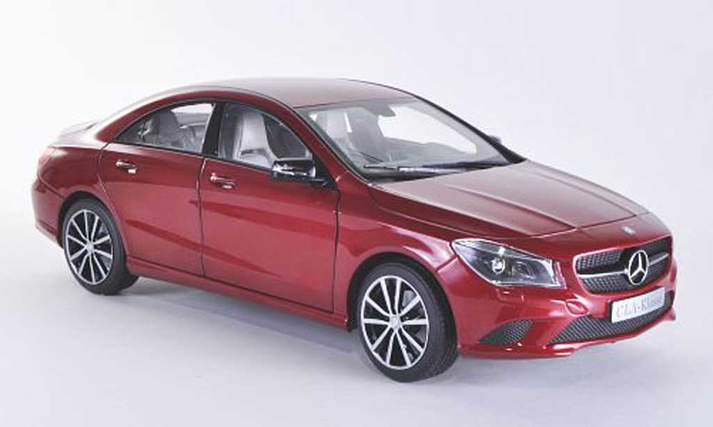 Mercedes CLA 1/18 Norev (C117) red 2013 diecast model cars