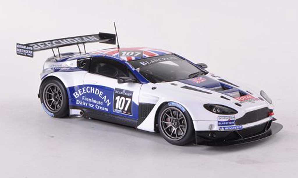 Aston Martin V12 Vantage 1/43 Spark Vantage No.107 Beechdean Motorsport 24h Spa 2012 A.Howard/J.Adam/P.Dryburgh/J.Gaw diecast model cars