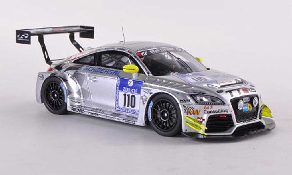 Audi TT RS 1/43 Spark RS No.110 24h Nurburgring 2012 T.Sluis/H.Schmersal/C Tiger/P.Kaiser diecast model cars