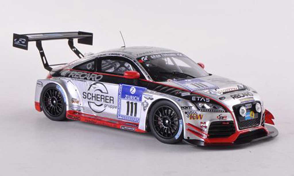 Audi TT RS 1/43 Spark RS No.111 Scherer 24h Nurburgring 2012 S.Landmann/C.Breuer/J.Wohlfarth/E.Deegener diecast model cars