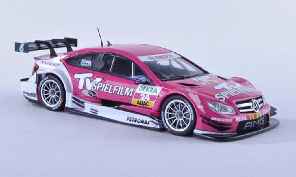 Mercedes Classe C DTM 1/43 Spark DTM C-Coupe No.24 TV Spielfilm DTM-Saison 2012 S.Wolff diecast model cars