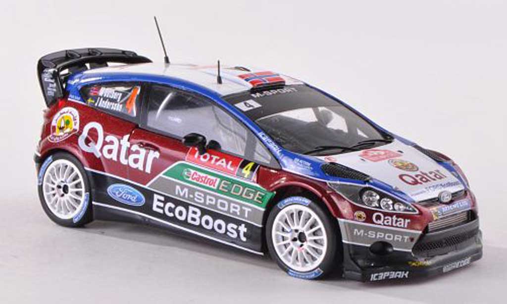 Ford Fiesta WRC 1/43 Spark WRC WRC No.4 M-Sport/Qatar Rally Monte Carlo 2013 M.Otsberg/J.Andersson diecast model cars