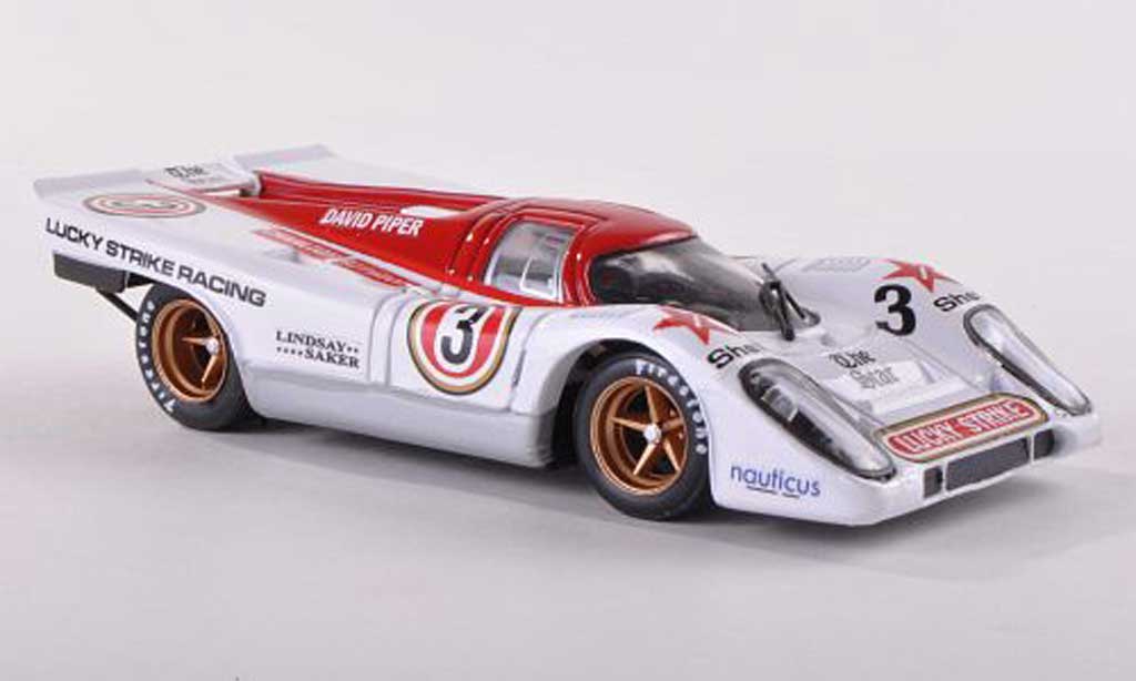 Porsche 917 1971 1/43 Brumm 1971 K No.3 Scuderia David Piper 9h Kyalami Hattwood/Charlton diecast model cars