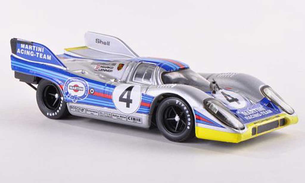 Porsche 917 1971 1/43 Brumm 1971 K No.4 Martini Racing Team 1000km Monza Marko/von Lennep diecast model cars
