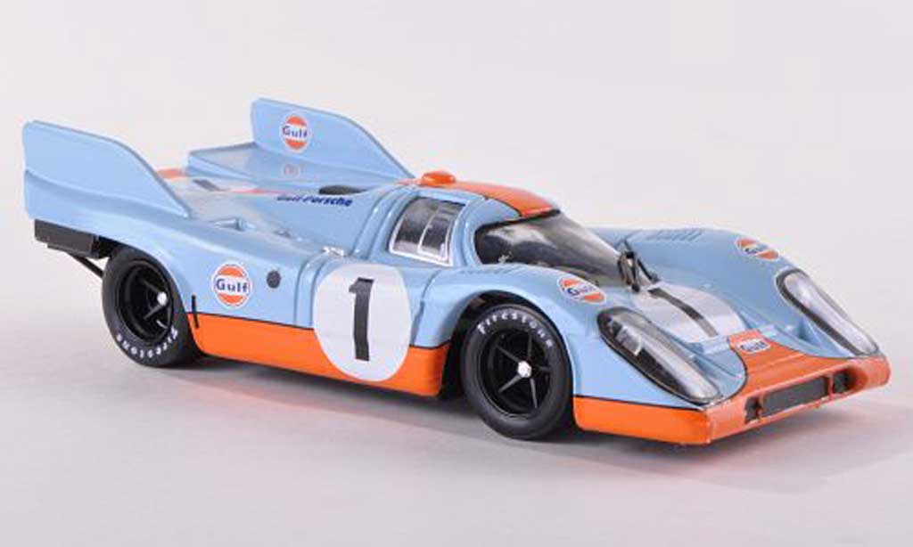 Porsche 917 1971 1/43 Brumm 1971 K No.1 Scuderia JWA-Gulf 1000km Monza Siffert/Bell diecast model cars