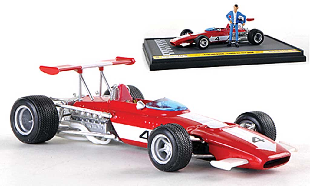 Ferrari 312 B 1/43 Brumm B No.4 Lupin on the grid 1970 diecast model cars