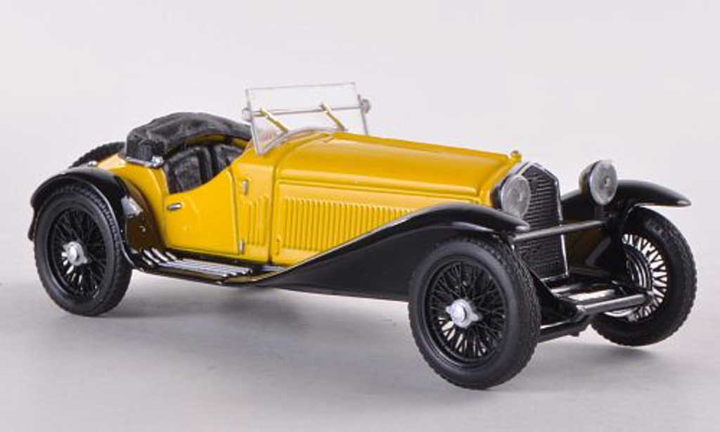 Alfa Romeo 1750 1/43 Brumm yellow Lupin shooting diecast model cars