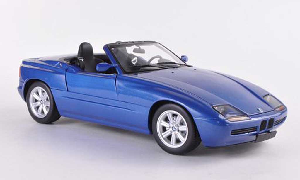 Bmw Z1 1/18 Minichamps blue 1988 diecast model cars