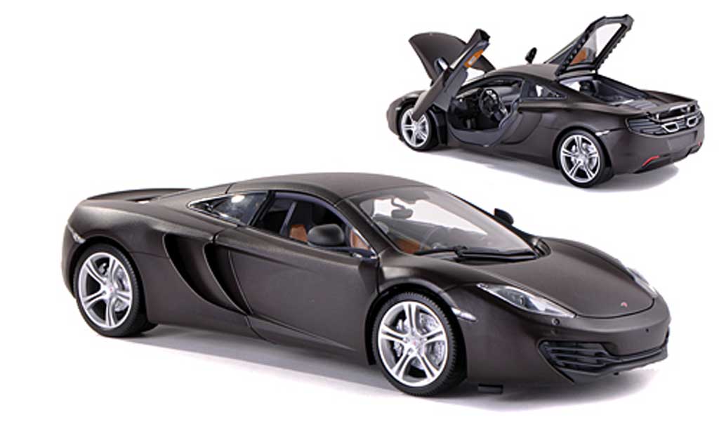 McLaren F1 2011 1/18 Minichamps 2011 MP4-12C mattblack diecast model cars