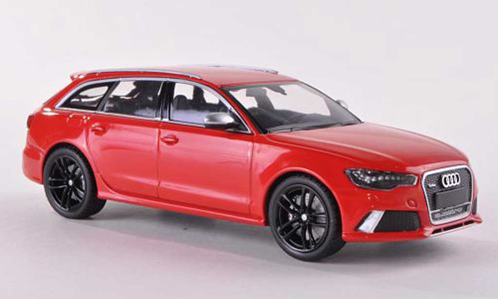 Audi RS6 1/43 Minichamps Avant red 2012 diecast model cars