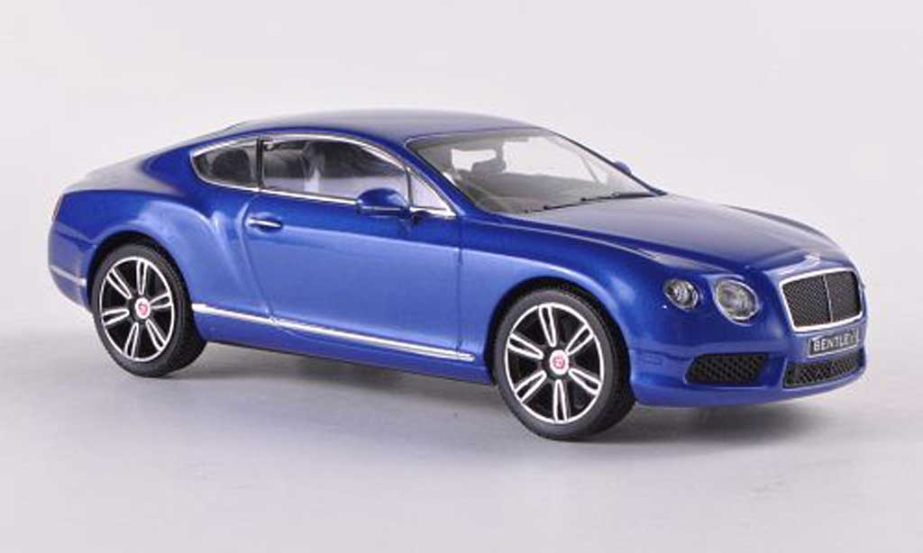 Bentley Continental GT 1/43 Minichamps GT V8 blue LHD 2011 diecast model cars