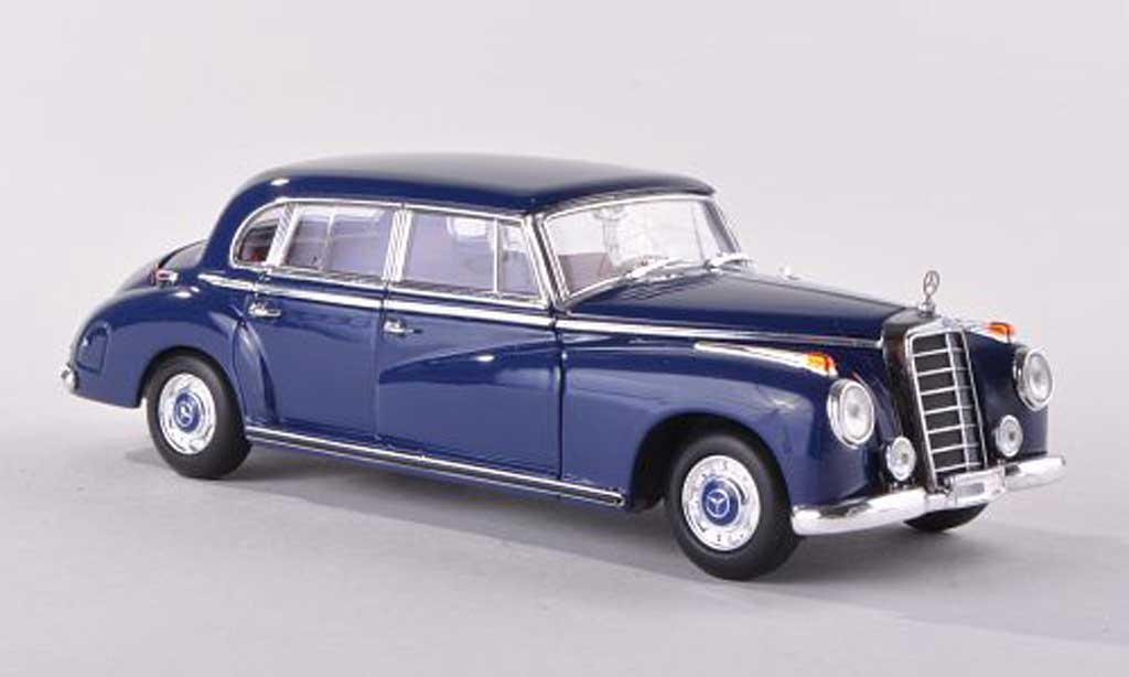 Mercedes 300 B 1/43 Minichamps B (W186 III) black-blue 1955 diecast model cars