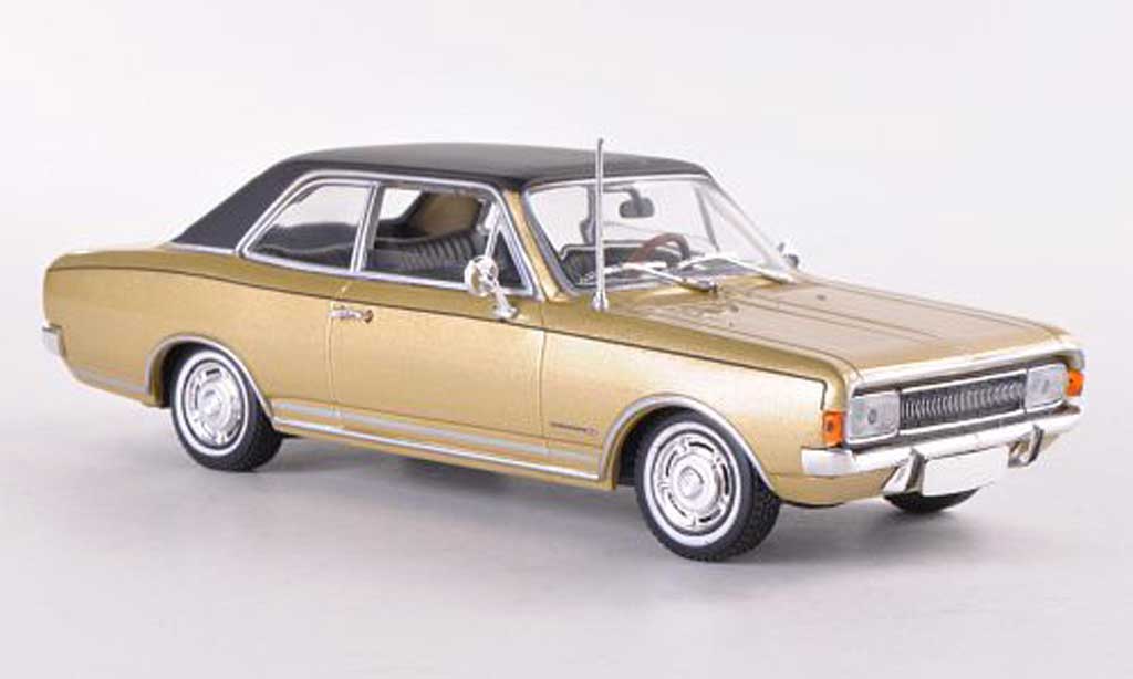 Opel Commodore A 1/43 Minichamps A gold/black 1966 diecast model cars