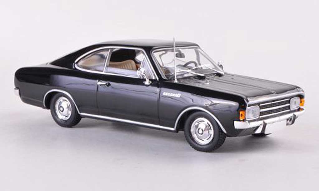Opel Rekord 1/43 Minichamps C Coupe black 1966 diecast model cars