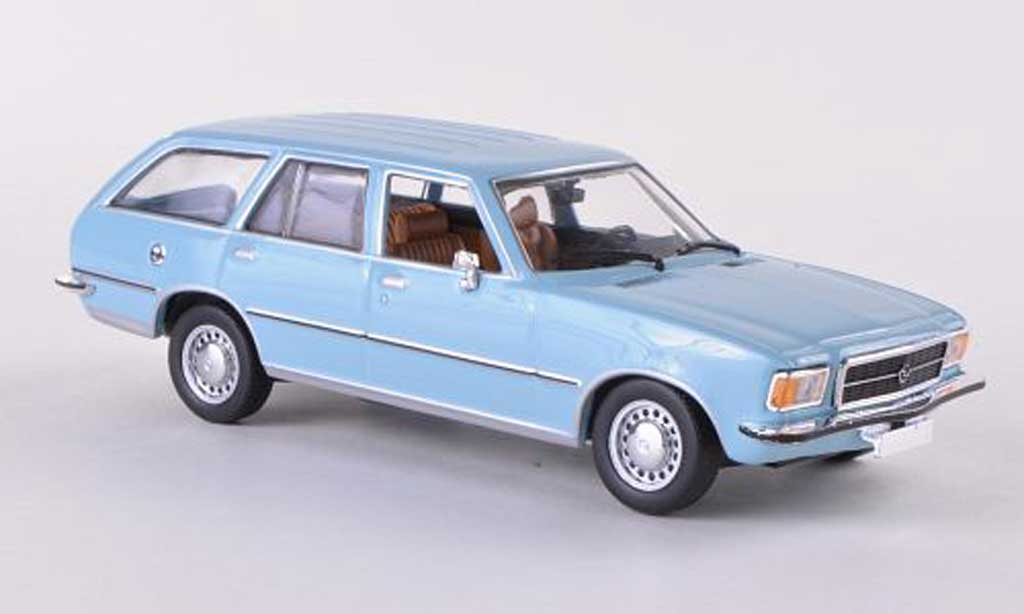 Opel Rekord 1/43 Minichamps D Caravan blue 1975 diecast model cars