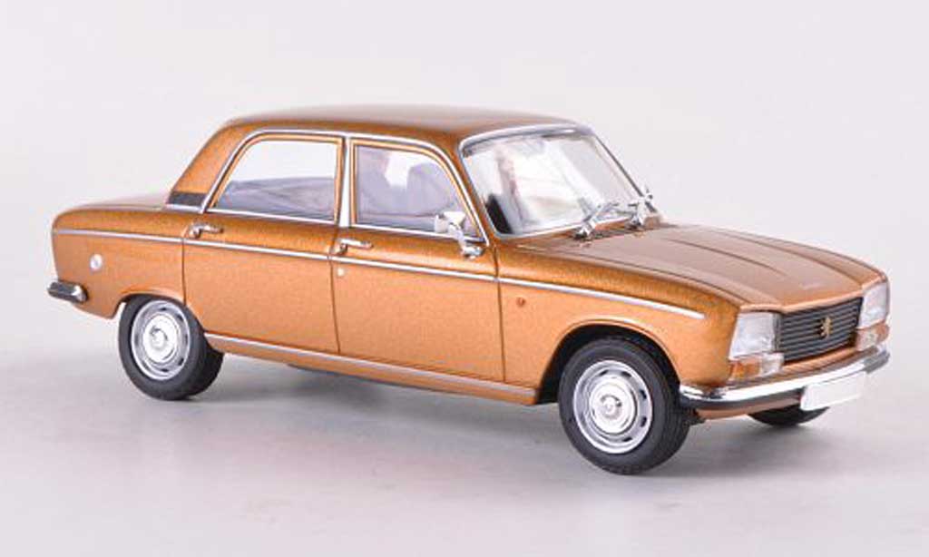 Peugeot 304 Berline 1/43 Minichamps Saloon gold 1972 diecast model cars