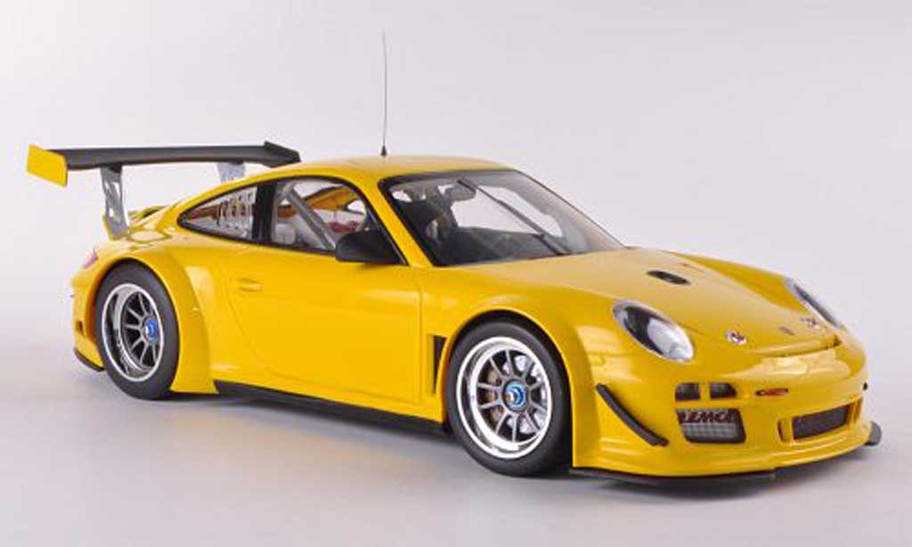 Porsche 997 GT3 1/18 Minichamps GT3 R 2010 Street yellow diecast model cars