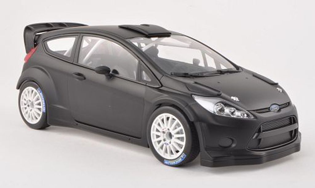 Ford Fiesta WRC 1/18 Minichamps WRC black Plain Body Version 2011 diecast model cars