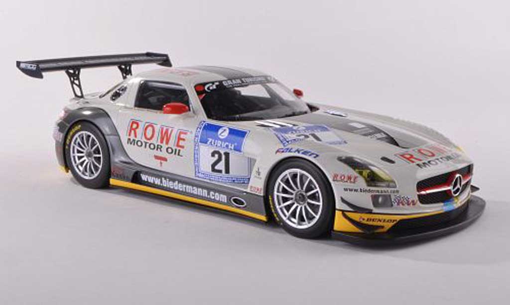 Mercedes SLS 1/43 Minichamps AMG GT3 No.21 Rowe Racing 24h Nuerburgring 2012 Zehe/Hartung/Rehfeld/Bullitt diecast model cars