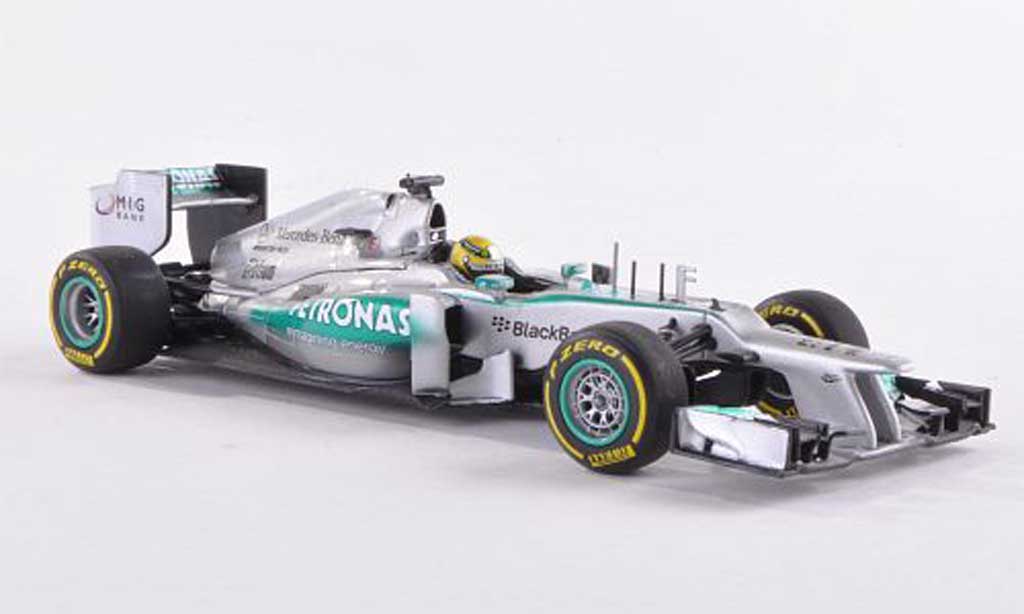 Mercedes F1 1/43 Minichamps AMG Team No.9 Petronas N.Rosberg Showcar 2013 diecast model cars