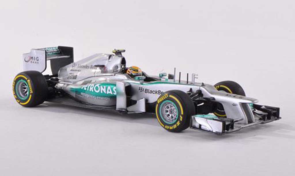Mercedes F1 1/43 Minichamps AMG Team No10 Petronas L.Hamilton Showcar 2013 diecast model cars
