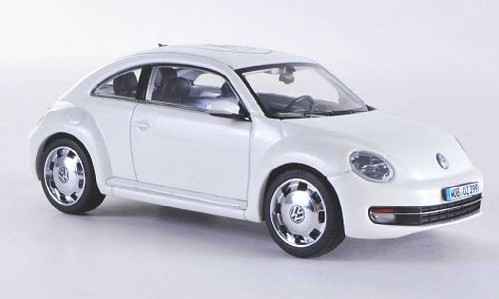 Volkswagen Beetle 1/43 Schuco white Wolfsburg 2011 diecast model cars