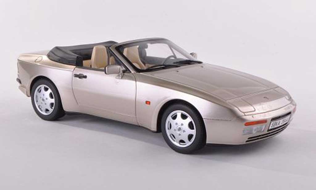 Porsche 944 1989 1/43 GT Spirit 1989 S2 cabriolet dore diecast model cars