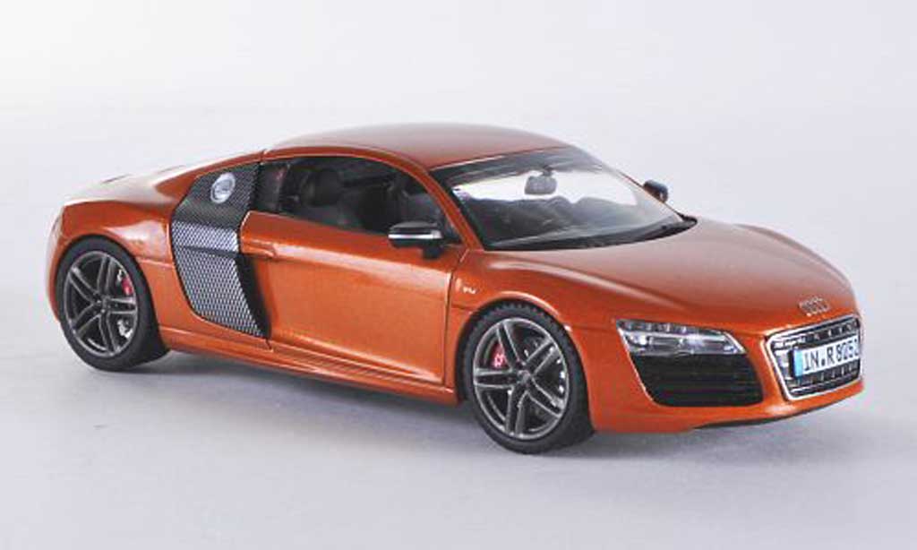 Audi R8 1/43 Schuco orange/carbon 2012 diecast model cars