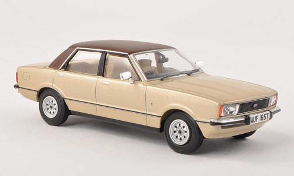 Ford Cortina 1/43 Vanguards MkIV 2.0 Ghia beige/lumineuses-brun RHD diecast model cars