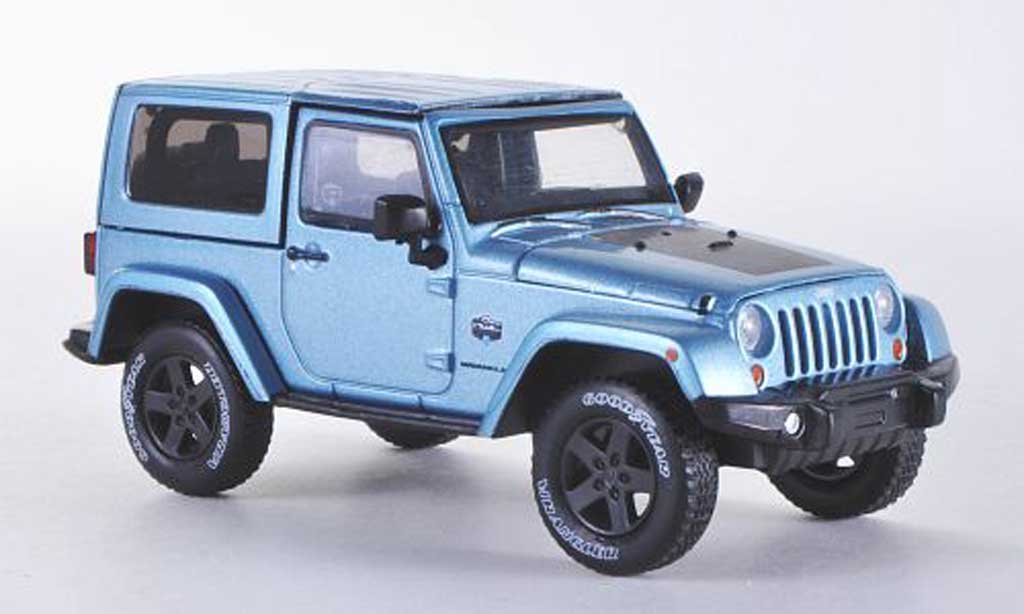 Jeep Wrangler 1/43 Greenlight Arctic Special Hardtopblue 2012 diecast model cars