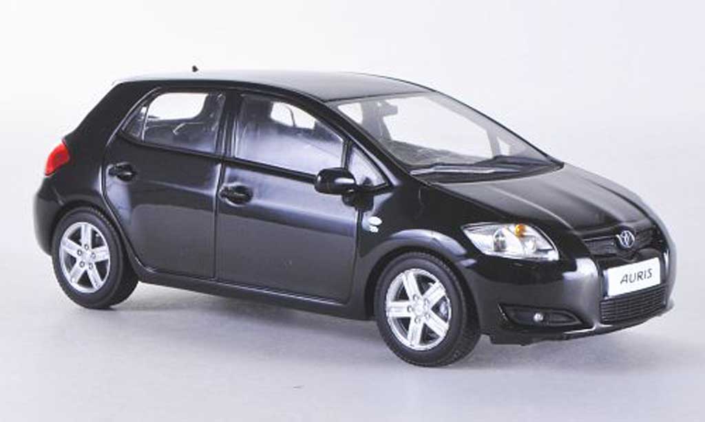 Toyota Auris 1/43 Minichamps black 5-Turer 2007 diecast model cars