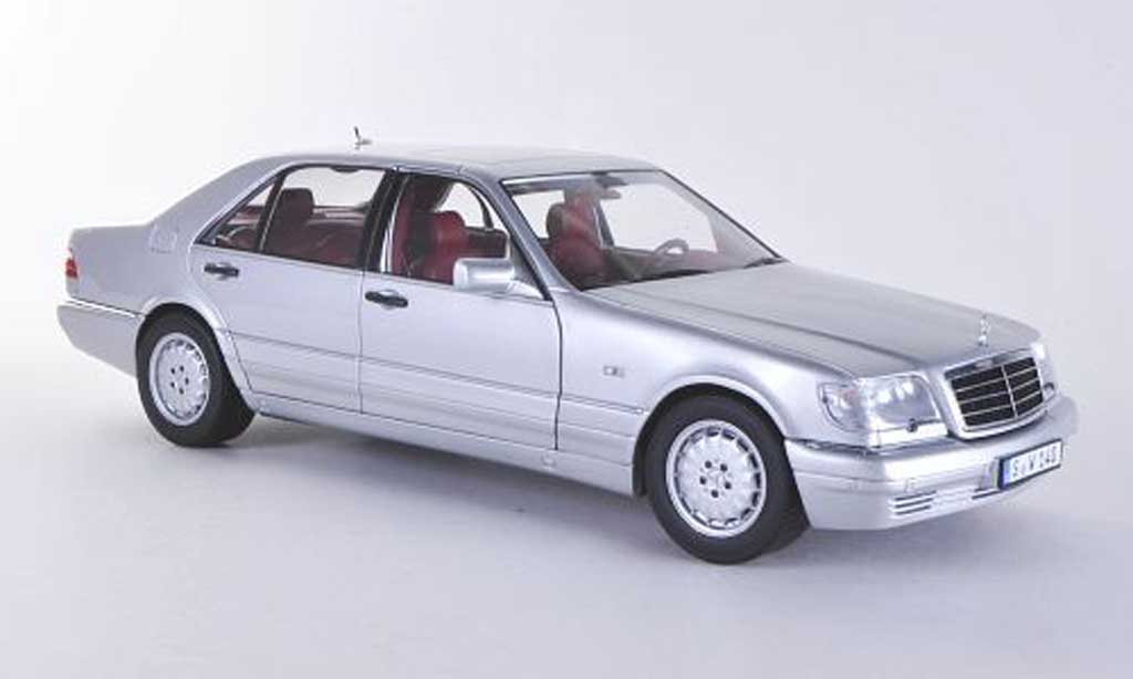 Mercedes Classe S 1/18 Norev S 320 (W140) grey 1994 diecast model cars