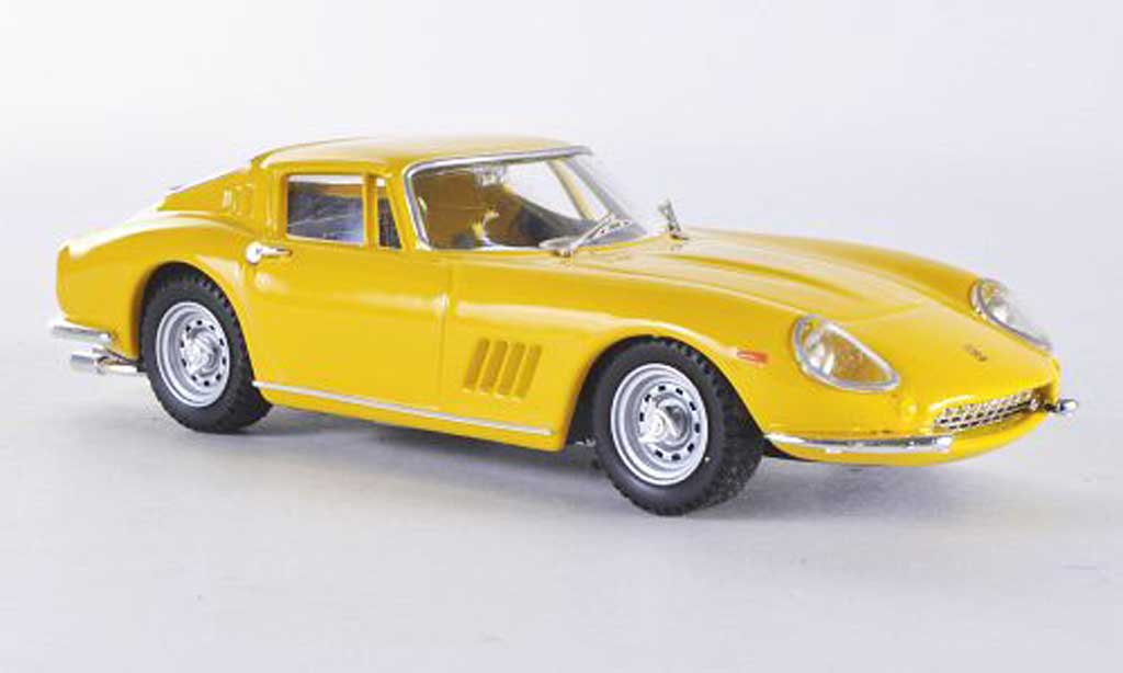 Ferrari 275 1/43 Best Coupe yellow GTB/4 diecast model cars