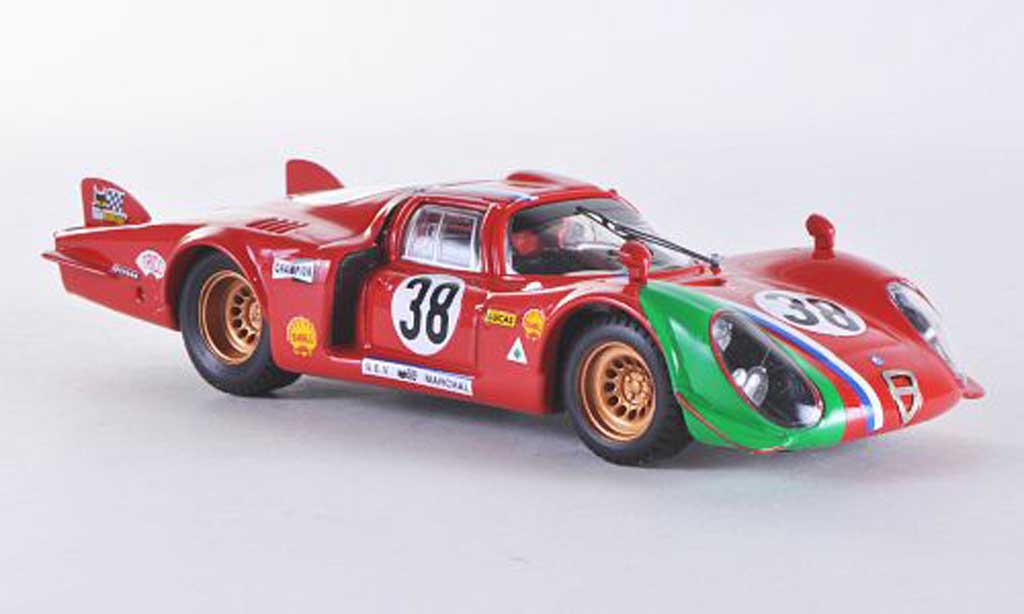 Alfa Romeo 33.2 1969 1/43 Best 1969 LM Le Mans No.38 Gosselin/Burgoigni diecast model cars