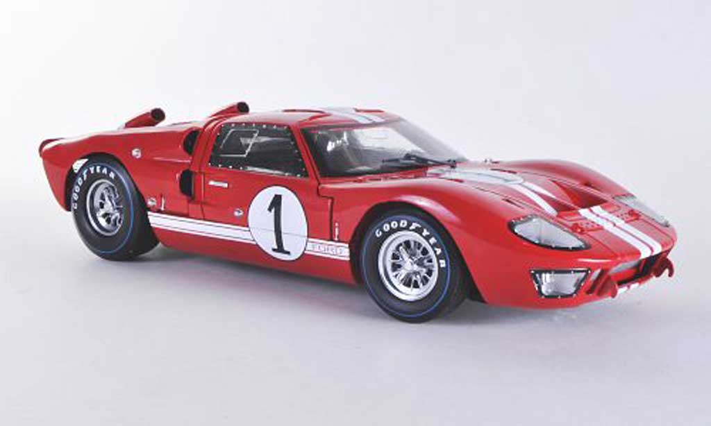 Ford GT40 1/18 Shelby Collectibles GT 40 MK II No.1 K.Miles Sebring 1966 diecast model cars