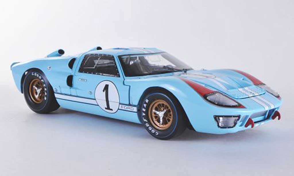 Ford GT40 1/18 Shelby Collectibles GT 40 MK II No.1 K.Miles/D.Hulme Team shelby America 1966 diecast model cars