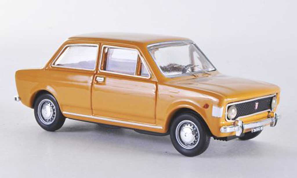 Fiat 128 1/43 Rio 2 turig yellow 1969 diecast model cars