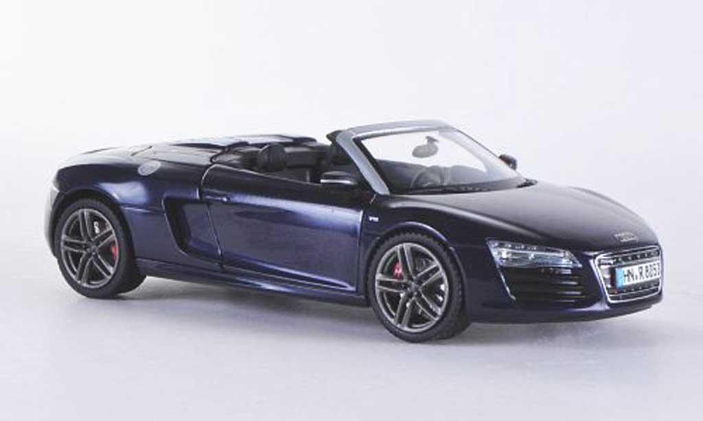 Audi R8 Spyder 1/43 Schuco Spyder blue 2012 diecast model cars