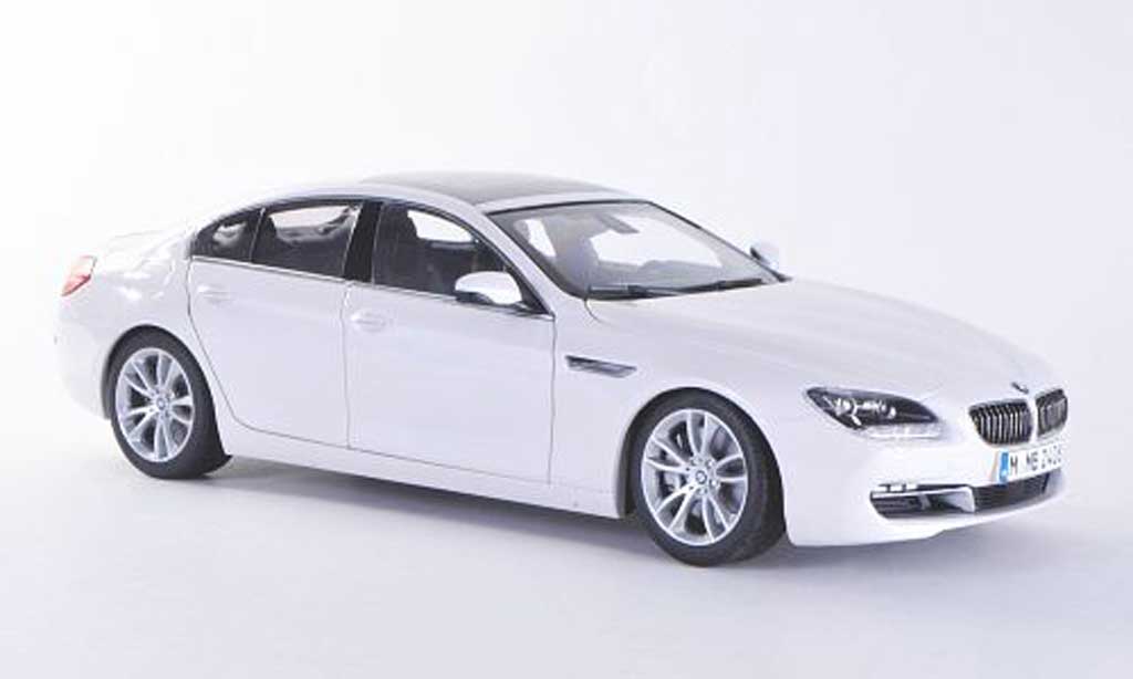 Bmw 640 F06 1/18 Paragon F06 i Gran Coupe white 2012 diecast model cars