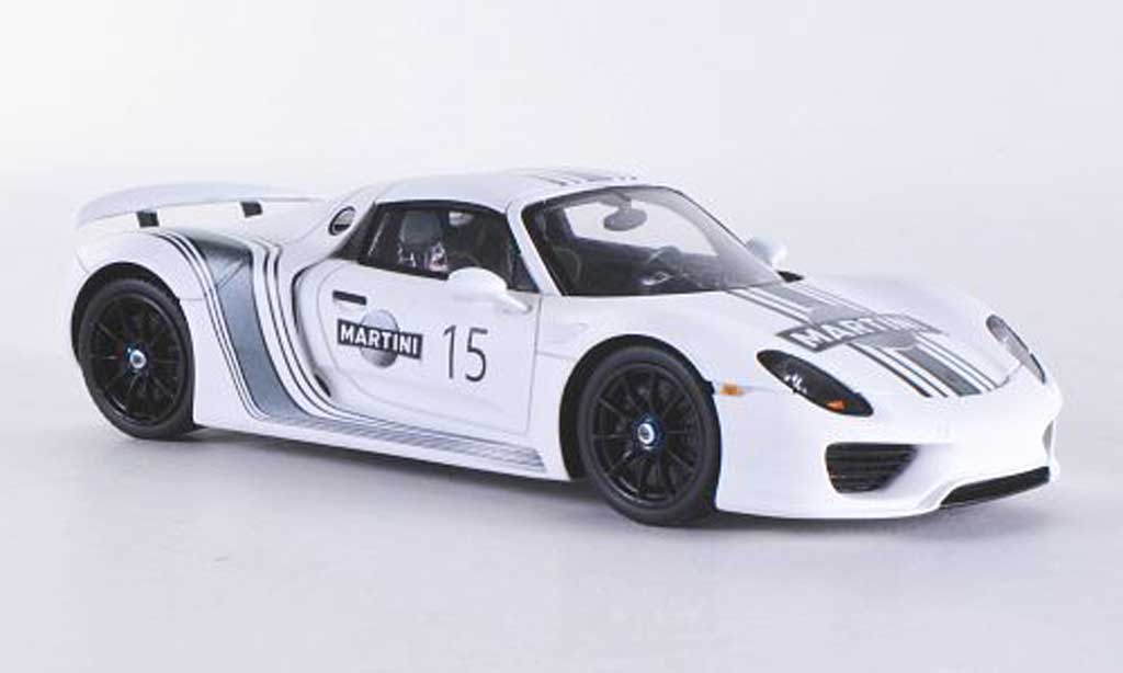 Porsche 918 2013 1/43 Spark 2013 Spyder Predotyp No.15 Martini diecast model cars