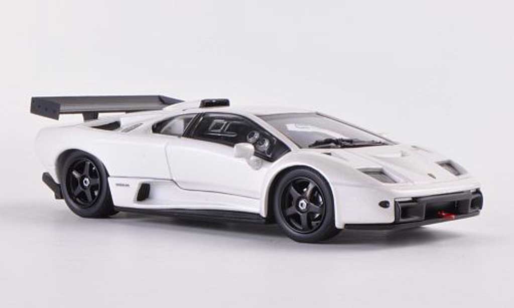 Lamborghini Diablo GTR 1/43 Kyosho GTR S white diecast model cars