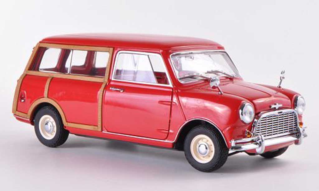 Austin Mini Morris 1/18 Kyosho Morris Morris Traveller red RHD diecast model cars