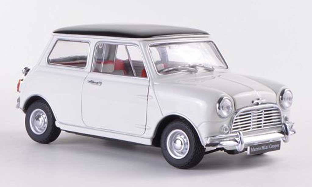 Austin Mini Cooper S 1/18 Kyosho Cooper S MkI 1275S white/black RHD diecast model cars