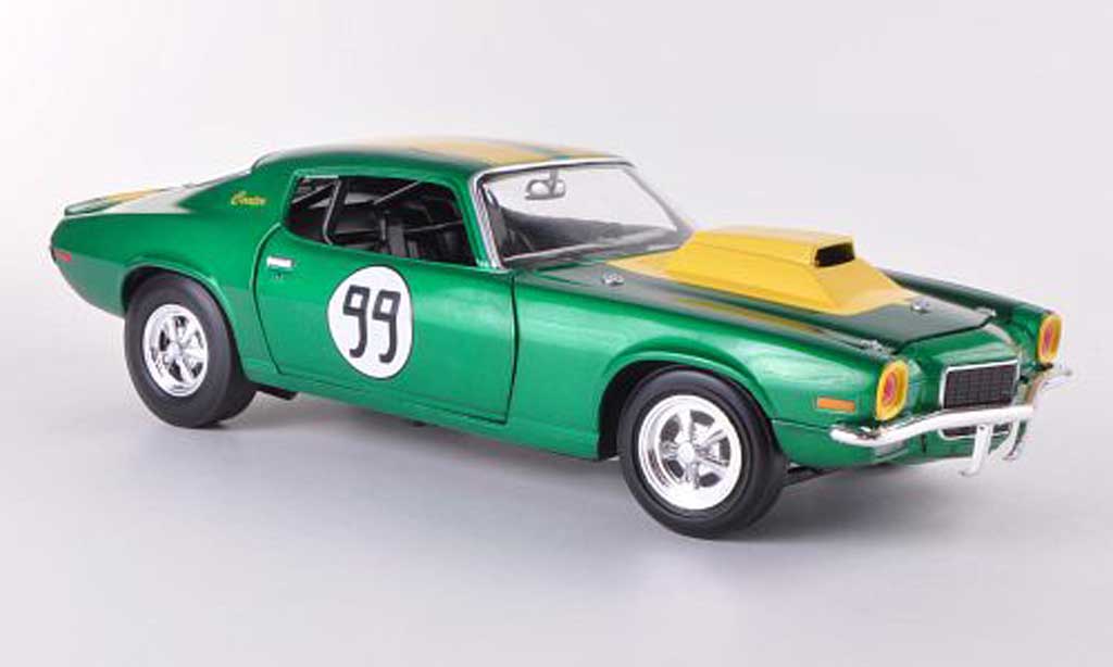 Chevrolet Camaro Z28 1/18 Johnny Lightning Z28 350 No.99 The Dukes of Hazzard - Cooter's Chevy 1970 diecast model cars
