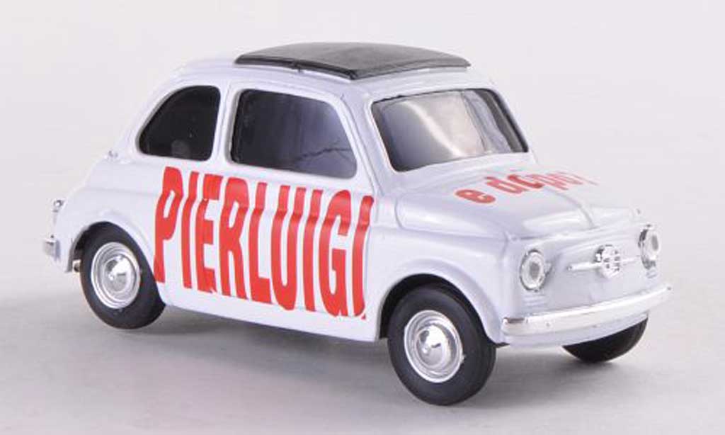 Fiat 500 Brums 1/43 Brumm Brums PIERLUIGI e dopo white diecast model cars