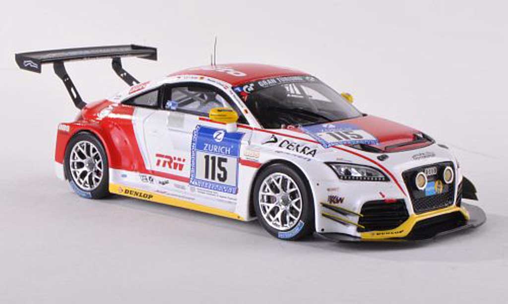 Audi TT RS 1/43 Spark RS No.115 FH Cologne/Sport voiture 24h Nuerburgring 2012 H.Von Saurma/A.Osieka/D.Schmid/A.Wassertheurer diecast model cars