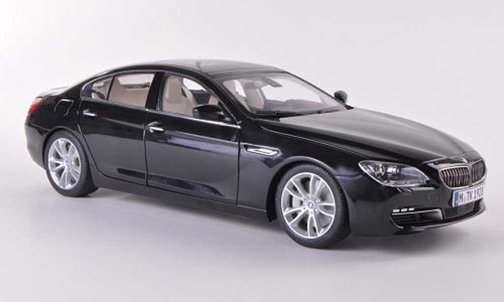 Bmw 650 F06 1/18 Paragon F06 i Gran Coupe black 2012 diecast model cars