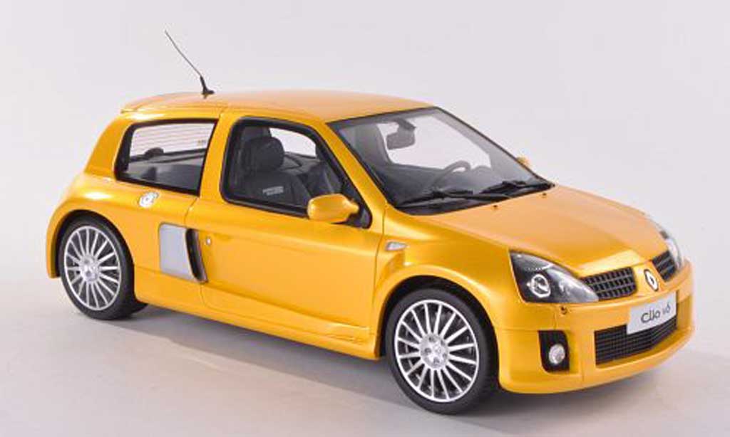 Renault Clio V6 1/18 Ottomobile V6 Phase 2 yellow diecast model cars